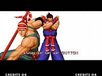 une photo d'Ã©cran de The King of Fighters 95 sur Sega Saturn